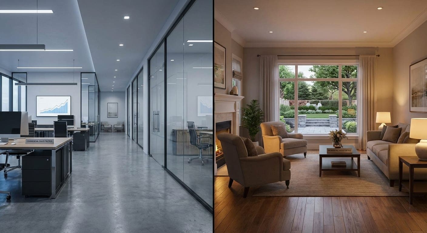 Commercial vs. Residential Sales Tactics